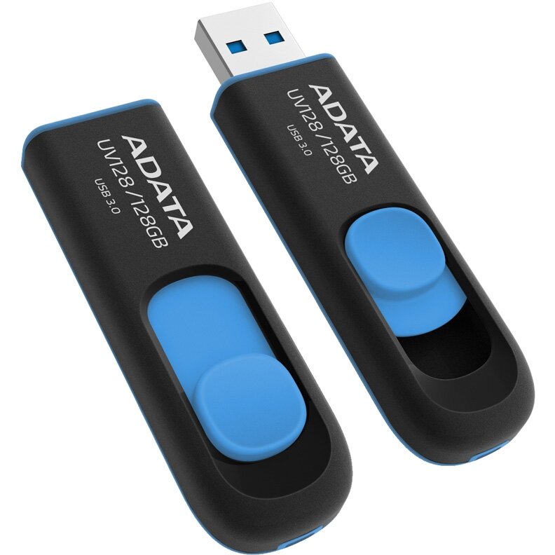 USB флешка ADATA DashDrive UV128 128Gb USB 3.0 blue