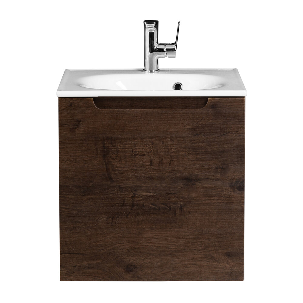 Тумба под раковину Belbagno 49,6 ETNA-500-1A-SO-RW-P-L rovere moro - фото №1