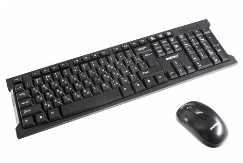 Беспроводной комплект клавиатура+мышь SmartBuy SBC-116377AG-K, чёрный