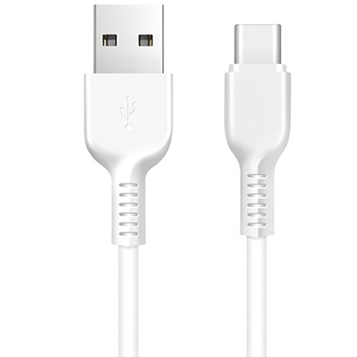 Кабель USB2.0 Cm-Am Hoco X13 2.4А White, белый - 1 метр
