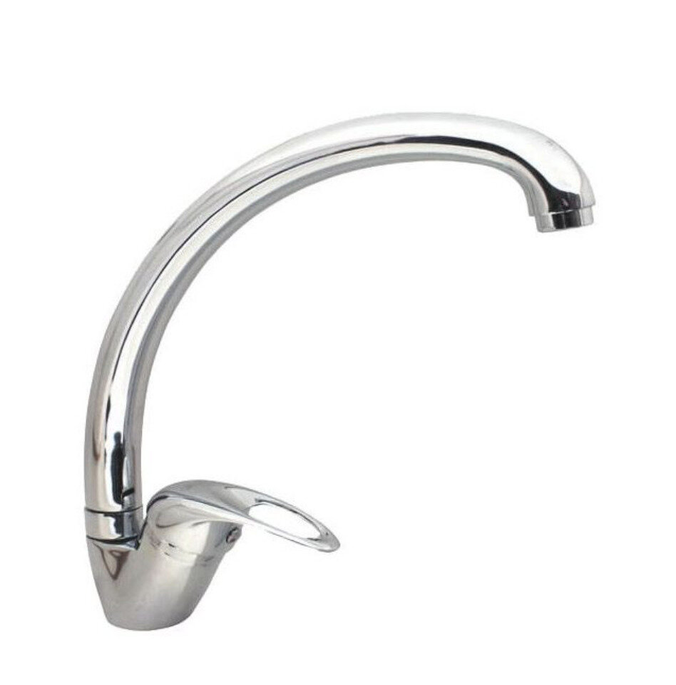 Однорычажный смеситель для кухни с высоким поворотным изливом GROMIX 011