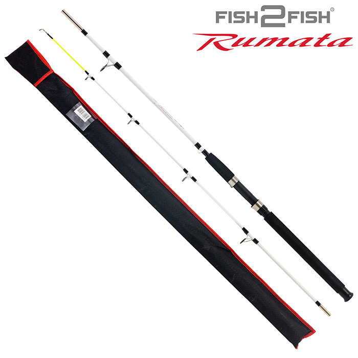 Спиннинг штекерный стекло 2 колена Fish 2 Fish Rumata (80-150) 1,80 м