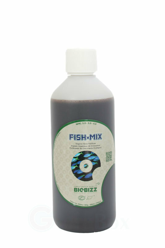 Стимулятор бактериальной флоры Fish-Mix BioBizz 0.5 л - фотография № 1