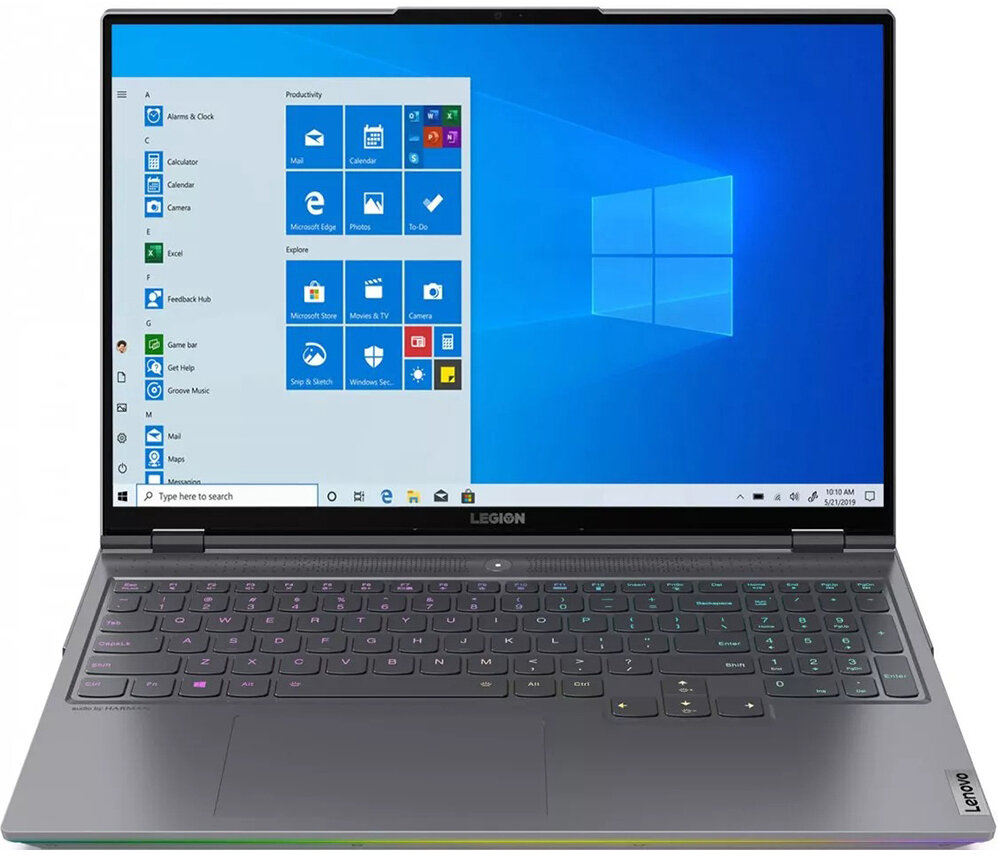 Ноутбук Lenovo Legion 7 16ACHg6 82N6000GRK (AMD Ryzen 7 3200 MHz (5800H)/16384Mb/1024 Gb SSD/16"/2560x1600/nVidia GeForce RTX 3060 GDDR6/Нет (Без ОС))