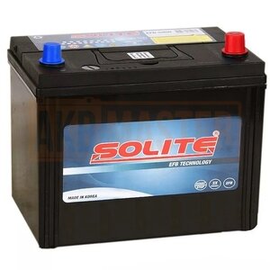 Аккумулятор Solite EFB S95 80 Ач 790А обр. пол.