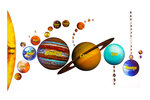Пазл Гео-Магнит Солнечная система 47 шт. - изображение