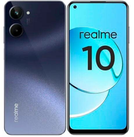 Смартфон Realme 10 RMX3630 128ГБ, черный (6052249)