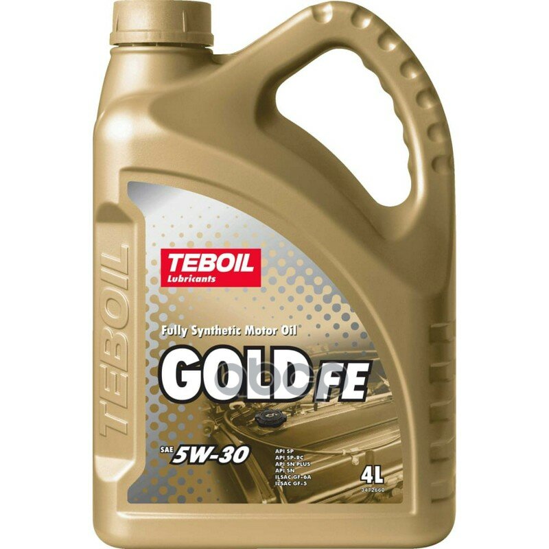 Teboil Teboil Gold Fe 5W-30 (4L)_Масло Моторное! Синт Api Sn/Sn Plus/Sp/Sp-Rc Ilsac Gf-5/Gf-6A