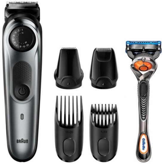 Триммер BRAUN BT7220 + бритва Gillette