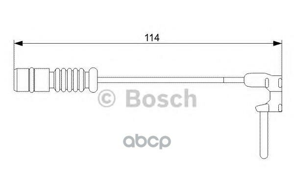 Датчик Износа Торм.Колодок Пер.[114 Mm] Bosch арт. 1987473011