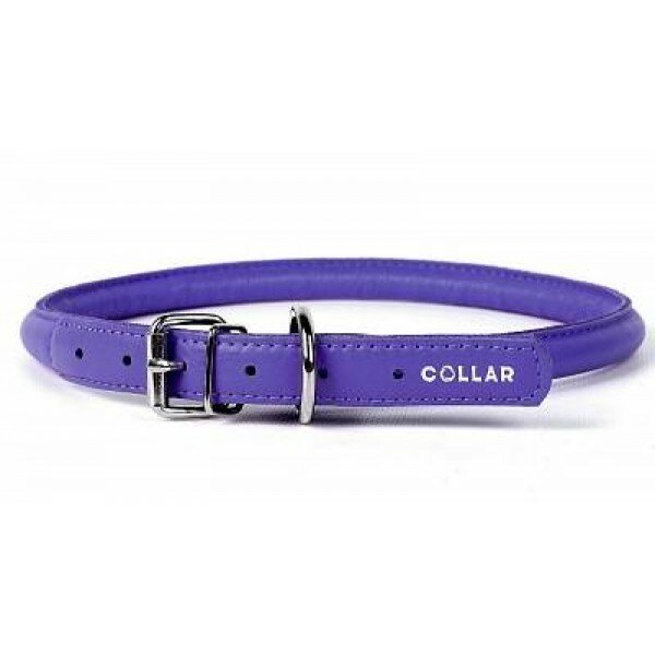 Collar Ошейник Collar Glamour Круглый 10*33-41см Фиолетовый