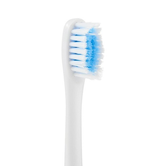 Электрическая зубная щётка Luazon LP-005, вибрационная, 2 насадки, от АКБ, белая - фотография № 4
