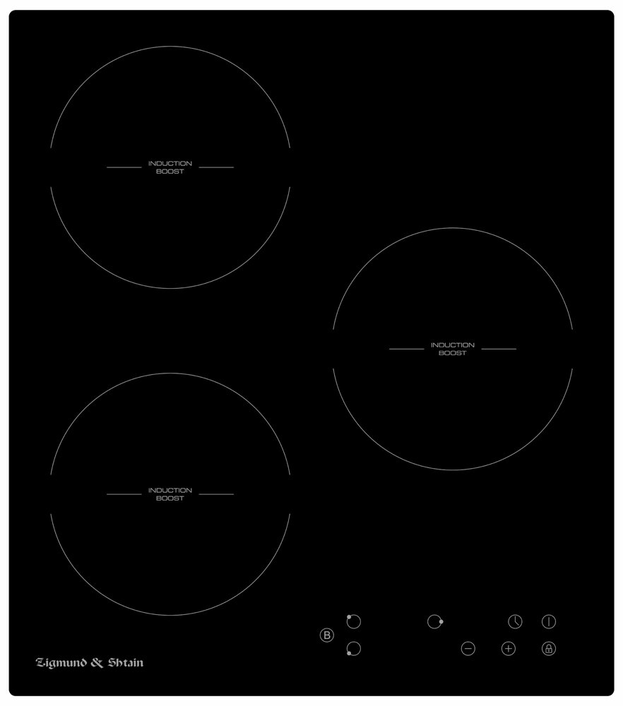 Стеклокерамическая варочная панель Zigmund & Shtain CI 33.4 B