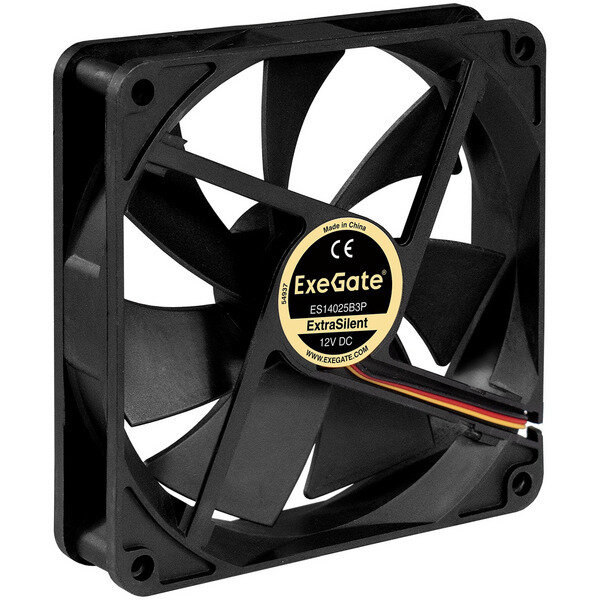 Вентилятор для корпуса Exegate ExtraSilent ES14025B3P
