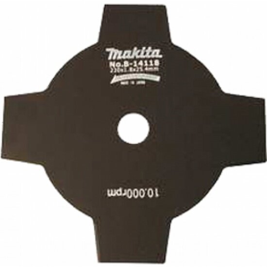 Нож для бензокосы MAKITA , ф230х25.4,4зуба, EM2500\2600\2650, UR2300, DUR182\361\365