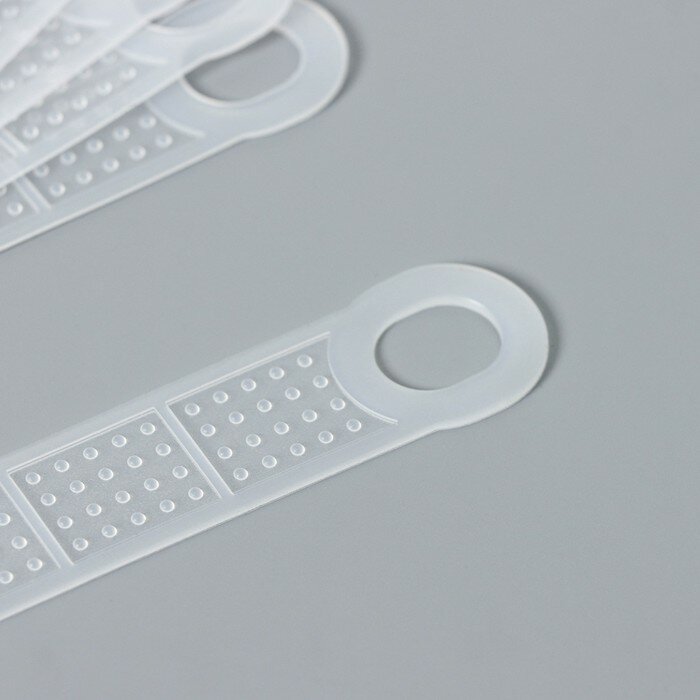 Накладки силиконовые для вешалок, антискользящие, 10 шт, 10×2,2 см - фотография № 10