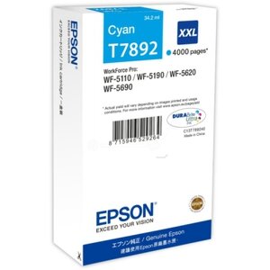 Epson Картридж Epson C13T789240 голубой