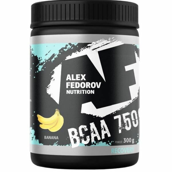 Alex Fedorov Nutrition BCAA 7500 вкус Банана порошок 300г