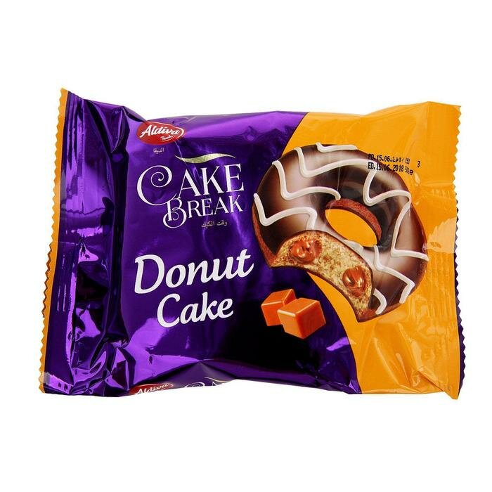 Пончик с карамелью CAKE BREAK DONUT, 50 г(2 шт.)