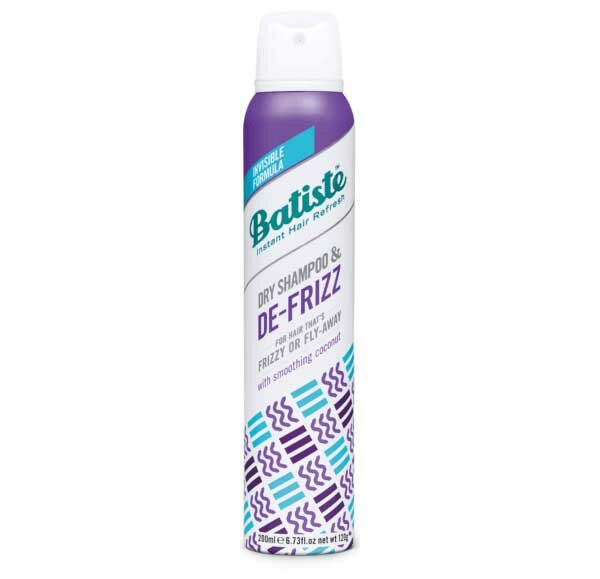 Сухой шампунь для волос Batiste DE-FRIZZ для непослушных и вьющихся волос 200 мл