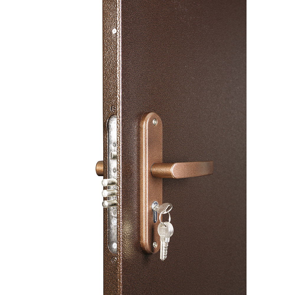 Дверь входная Промет Профи Про левая медный антик - медный антик 860х2060 мм - фотография № 4
