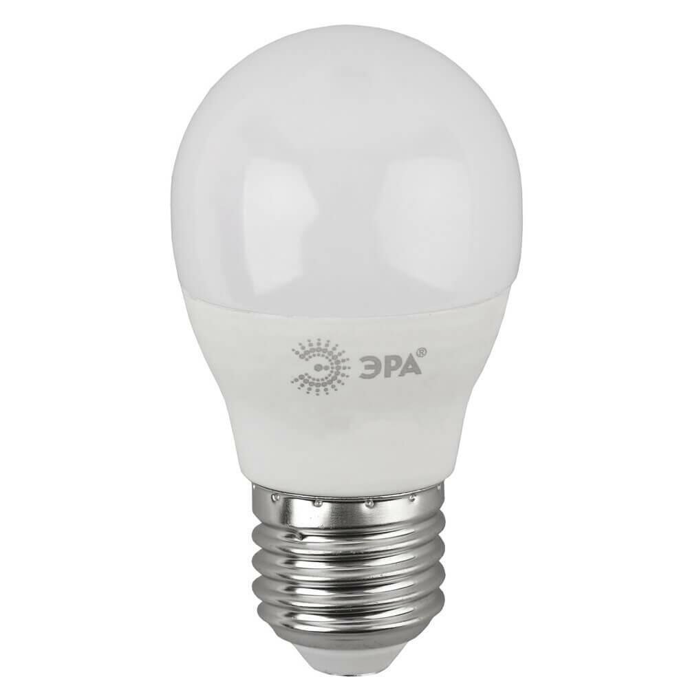 ЭРА Лампа светодиодная ЭРА E27 7W 6000K матовая LED P45-7W-860-E27 Б0031402