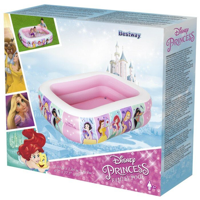 Bestway Бассейн надувной Princess, 201 х 150 х 51 см, от 3 лет, 91056 Bestway - фотография № 6