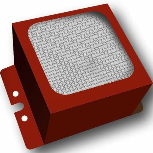 Светильник SL-GR 6Вт в ячейку 86х86,75х75х40,цвет красный.