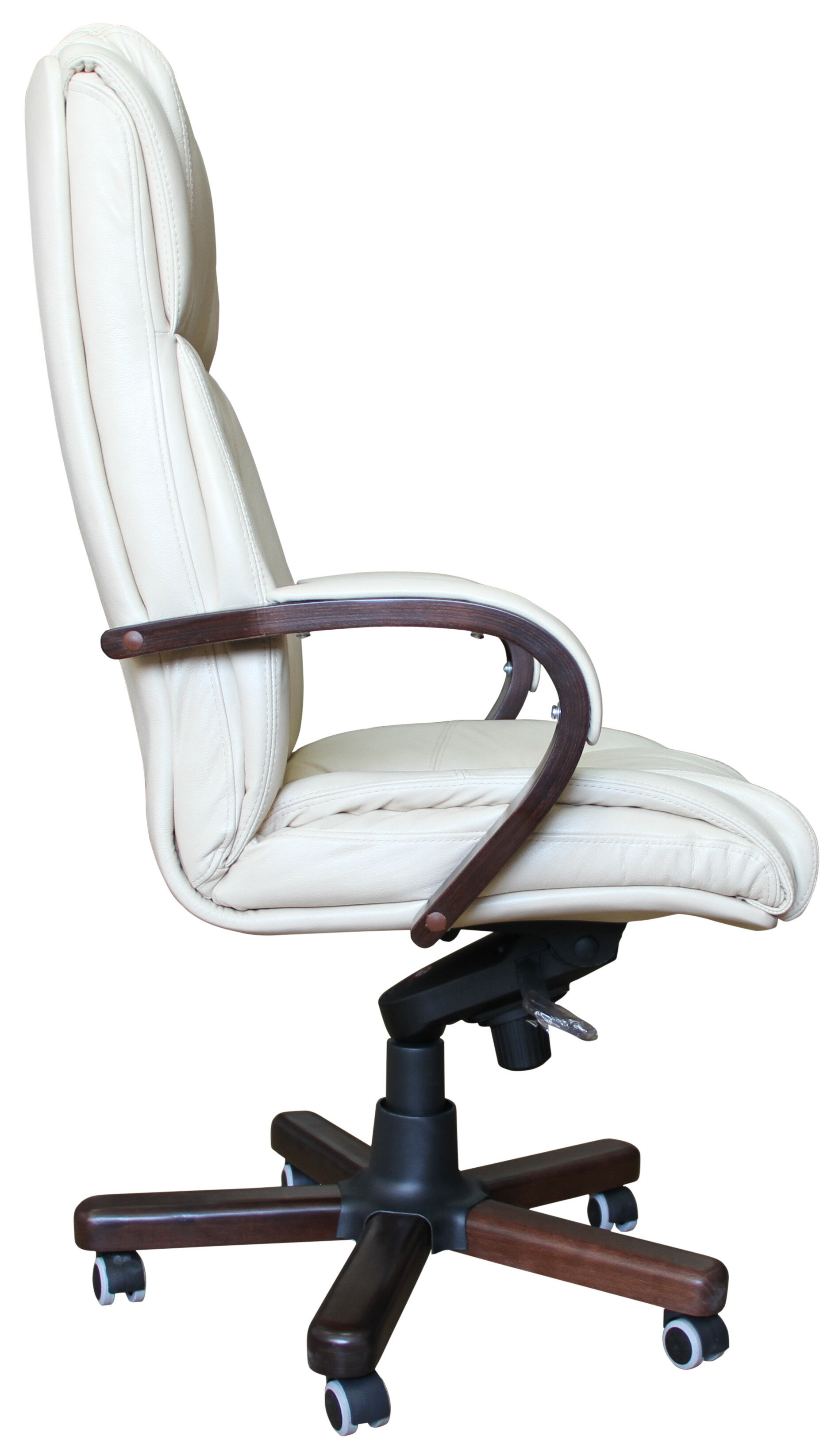 Кресло Q-44 LUX MП кожа белая - фотография № 2