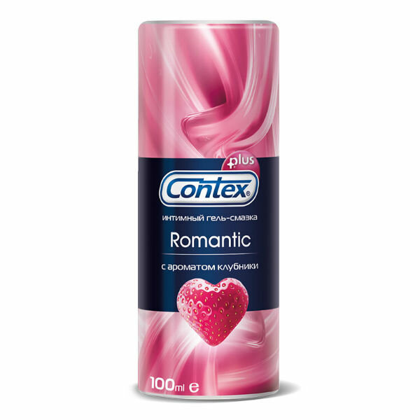 Contex [Контекс] Plus Гель-смазка Romantic с ароматом клубники 100 мл