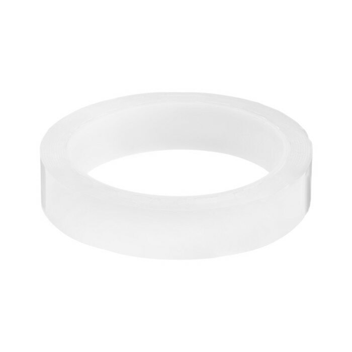 фото Двусторонняя самоклеящаяся лента ЛОМ, 20 мм х 3 м