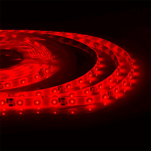 Лента светодиодная Apeyron 12В 4,8Вт/м smd 3528 красный (5 м) - фотография № 5