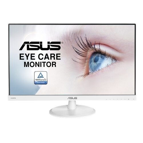 ASUS 23" VC239HE-W IPS LED, 1920x1080, 5ms, 250cd/m2, 80Mln:1, 178/178, D-Sub, HDMI, Frameless, Tilt, VESA,  /, White, 90LM01E2-B03470