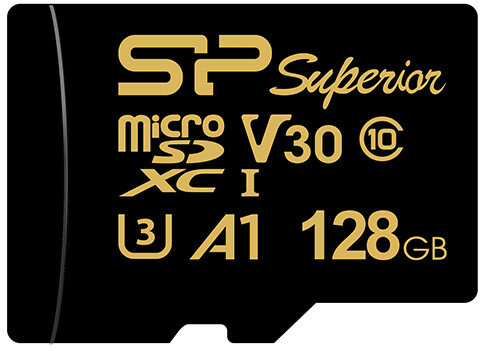 Карта памяти microSD 128GB Silicon Power Superior Golden A1 microSDXC SP128GBSTXDV3V1GSP