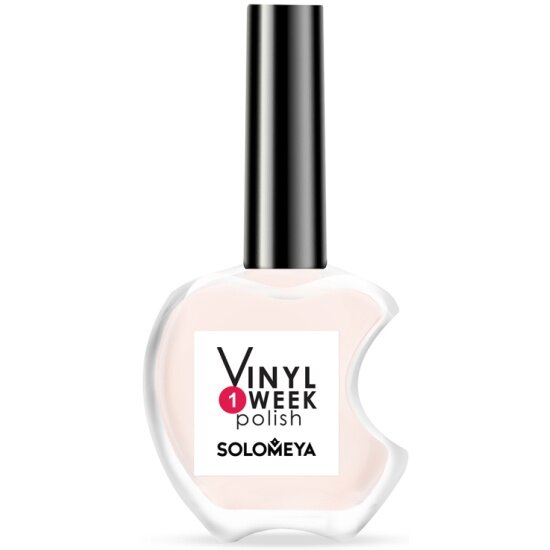 Лак недельный SOLOMEYA One Week Vinyl Polish Vanilla №4, 13 мл