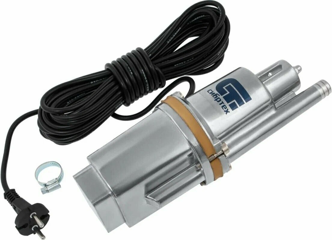 фото Насос вибрационный погружной "Сибртех" 10м в/з, D-110мм СВН300-10