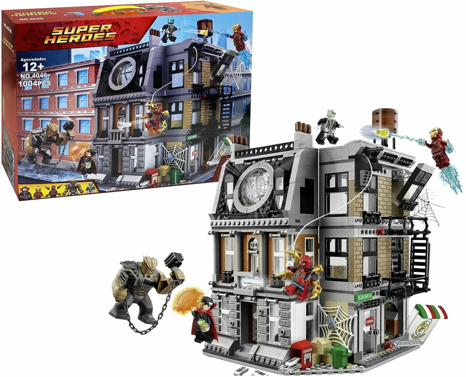 фото Конструктор Марвел "Супергерои Решающий бой в Санктум Санкторум" 1004 детали / Подарок для мальчика,девочки / Не является брендом лего