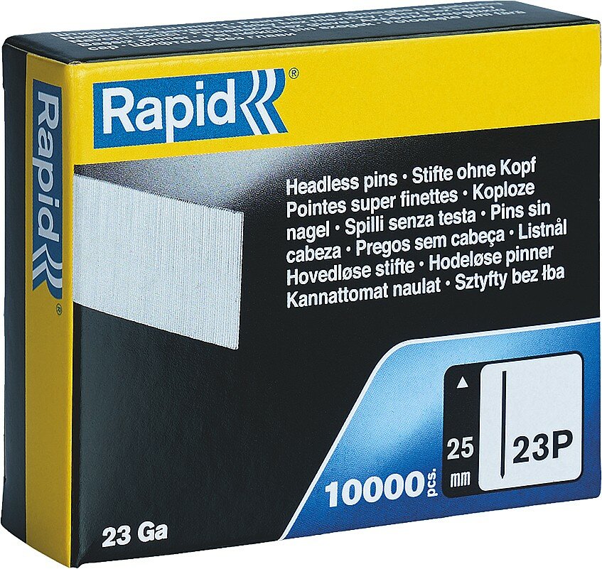 RAPID тип 23Р 25 мм, 1000 шт, Закаленные супертвердые гвозди (5001360) - фотография № 1