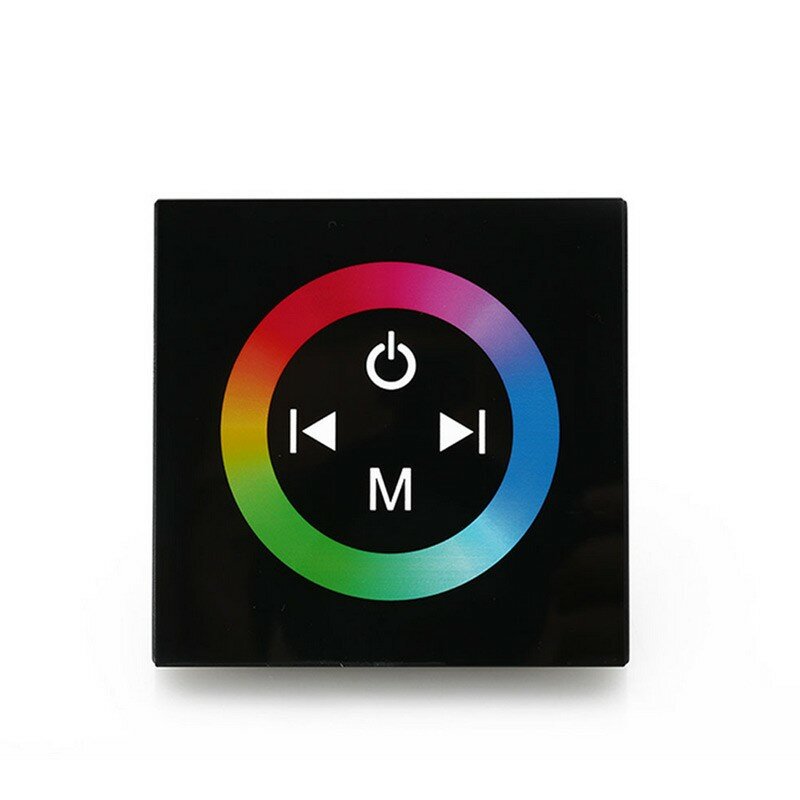 RGB Контроллер Встраиваемый Tuoch Panel-Black, 12-24 В, 12А, 144-288 Вт - фотография № 2