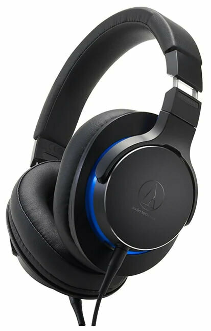 Наушники Audio-Technica ATH-MSR7b, black/blue