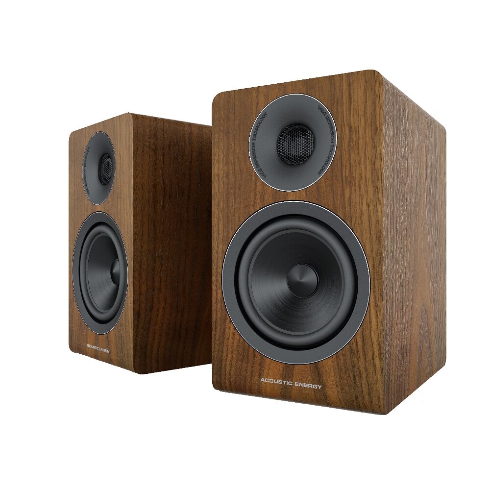 Acoustic Energy AE300 (2018) Real Walnut wood veneer