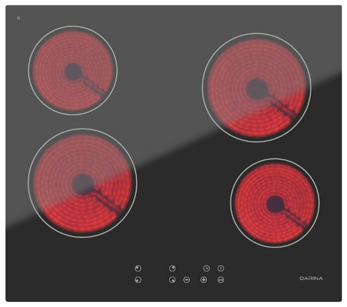 Электрическая варочная панель DARINA 4P E323 B