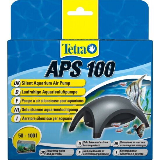 Компрессор TETRA APS 100 для аквариумов 50-100л, черный