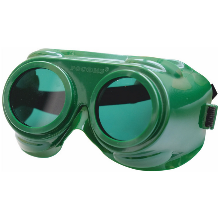 Очки защитные закрытые ЗН62 "Генерал" (3) с непрямой вентиляцией, зелёные