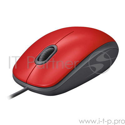 Мышь Logitech M110 Silent - RED - USB (910-005489) .