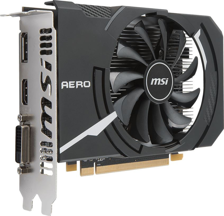 Видеокарта AMD (ATI) Radeon RX 550 MSI PCI-E 4096Mb (RX 550 AERO ITX 4G OC)