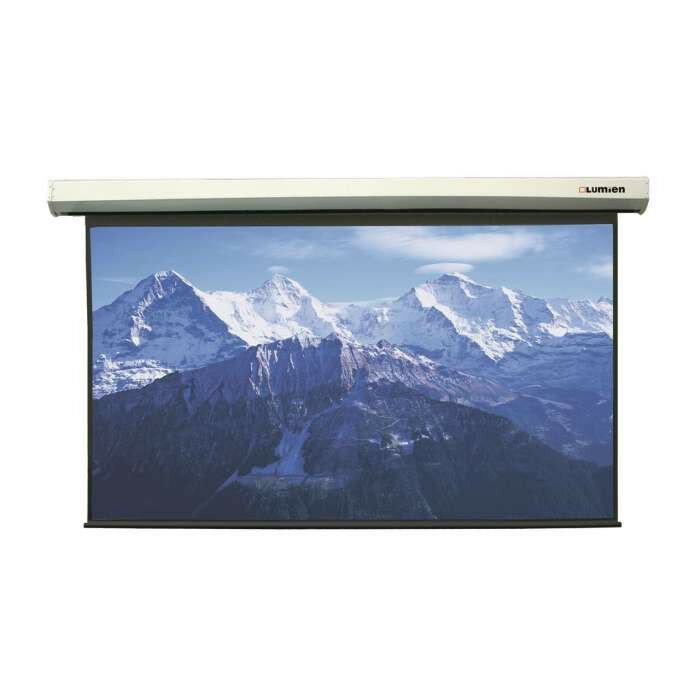 [LMLC-100114] Экран с электроприводом Lumien Master Large Control 266x453 см (раб. область 249х443 см) (200"), Matte White FiberGlass,