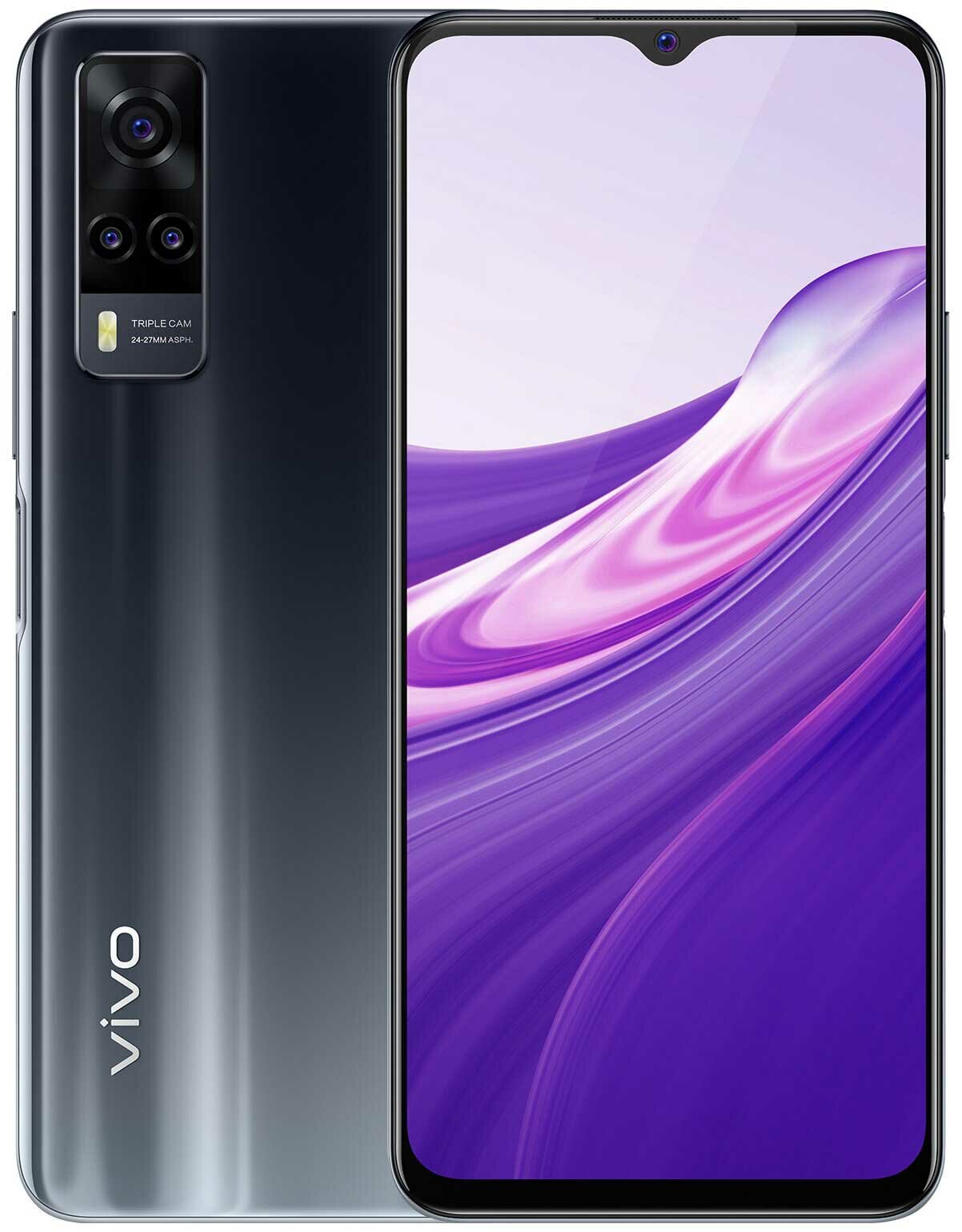 Смартфон Vivo Y31 64Gb черный