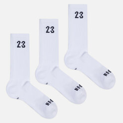 Комплект носков Nike 3-Pack Essential Crew белый , Размер 42-46 EU