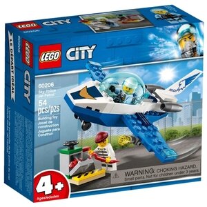 Конструктор LEGO City 60206 Патрульный самолёт